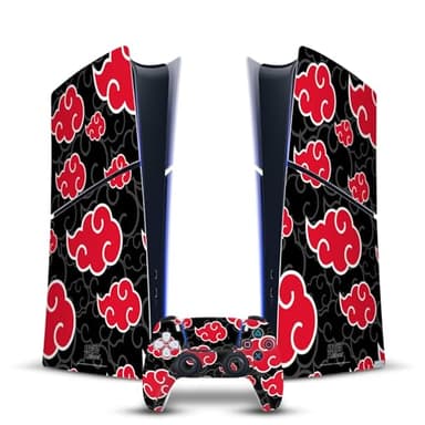 Head Case Designs Officially Licensed Naruto Shippuden Akatsuki Iconic Vinyl Sticker Gaming Skin Decal Cover Compatible With Sony PlayStation 5 PS5 Slim Digital Edition Console & DualSense Controller