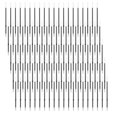 jiebor 100Pcs Black Ballpoint Pen Ink Refills for Click Pens 4.21inch Office Supplies 0.7mm