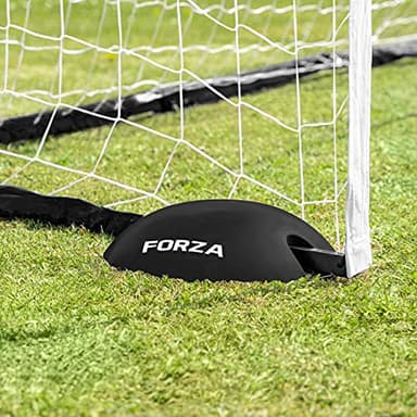 FORZA Proflex Goal Base Weight - Anchor Weight for Pop-Up Goals | Alternative to Sand Bags Weights | Round Weights for Training Goal Post | Rubber Goal Anchor