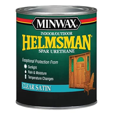 Minwax Helmsman Indoor/Outdoor Spar Urethane, Quart, Satin