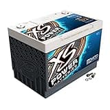 XS Power D3400 3300 Amp AGM Battery with M6 Terminal Hardware - 12 Volt 80Ah 1150CA Deep Cycle AGM Powercell for Winch, Car Audio Systems - 49.97 lbs, Maintenance Free, Sealed Design