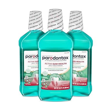 Parodontax Active Gum Health Breath Freshener Mouthwash, 3 x 16.9 fl oz