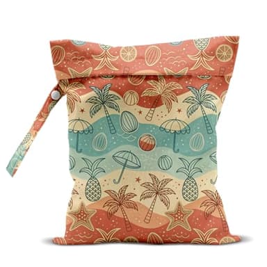 zcyxuuw Wet Bag for Swimsuit, Beach Travel Essentials Wet Dry Bag, for Sunscreen Toiletry Dirty Clothes Yoga Gym Diaper, Friends Summer Beach Vacation Gifts. Beach vacation