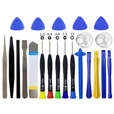 NUIGUBF 22 pcs Professional Electronic pry Open Tool Multifunctional Repair kit for Opening Cell Phones, laptops, Tablets pry Open to Replace Screen Batteries and More! (A)