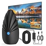 TV Antenna Indoor, 1200+ Miles Long Range Digital Antenna，Antenna for Smart TV for Easy Installation and All Smart/Old TVs, Supports 4K 1080P HD VHF UHF