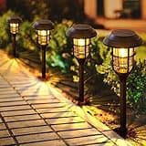 LETMY Solar Pathway Lights Outdoor, 8 Pack Bright Solar Lights Outdoor, IP65 Waterproof Auto On/Off Solar Garden Lights Solar Powered Landscape Lighting for Yard Patio Walkway Driveway