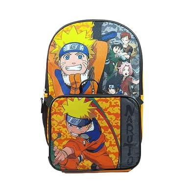 Bioworld Naruto 16" Large Backpack with Lunch Bag
