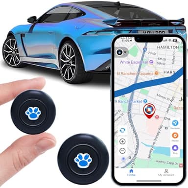 GPS Tracker for Vehicles,GPS Tracker Device for Vehicles No Subscription No Monthly Fee Portable Tracking GPS Tracker for Car Kids Dogs Trucks Magnetic GPS Tracking Device