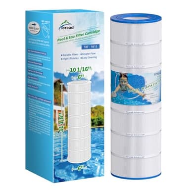 TOREAD Pool Filter Replacement for Pentair CC150, CCRP150, PAP150, PAP150-4, Ultral-C4, PP-C4, Unicel C-9415, R173216, 59054300, Filbur FC-0687, 160317, 160355, 160352, L x OD: 31 1/8" x10 1/16"