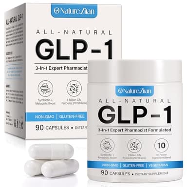 SOLEMEONY GLP-1 Supplement Support, GLP Activate Natural Formula, GLP-1 Supplement for Metabolic, Energy, GLP-1 Support, Multiple Probiotics & Vitamins- 90 Capsules