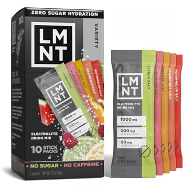 LMNTs-Zero-Sugar Electrolytes Sports Drink - Variety Pack - 2.1oz/10ct