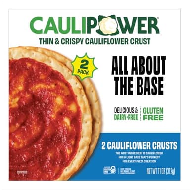 CAULIPOWER Cauliflower Pizza Crusts, 11 Oz (Pack of 2)