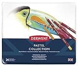 Derwent Pastel Collection, Metal Tin, 24 Count (0700301)