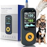 Lonkix Handheld Pulse Oximeter for Veterinary Use - Ideal for Dogs and Cats - Comprehensive Blood Oxygen Saturation Monitoring Device