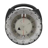 LOCADENCE Diving Compass, 50M Underwater Luminous Magnetic Waterproof Pipe Clamp Dive Compass for Scuba Diving Water Sports Diving Adventures (Grey)