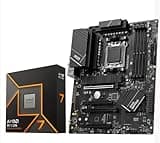 Micro Center CPU Motherboard AMD Ryzen 7 9700X 8-Core 16-Thread AM5 5.5 GHz Unlocked Desktop Processor with MSI PRO B650-P WiFi ProSeries Motherboard (ATX, DDR5, PCIe 4.0)