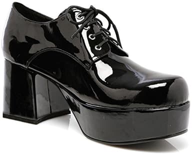 Ellie Shoes Men's Platform, Black, Medium