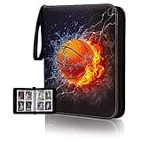 CDROPS Yellow 400 Card Binder with 50 Removable Pages, Compatible with Basketball, TCG, and Other Standard Size Cards