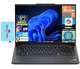 Lenovo Thinkpad E14 G6 Business Laptop 14.0" IPS WUXGA Display (AMD Ryzen 7 7735U, 16GB DDR5, 512GB PCIe SSD, Backlit KB, Fingerprint, 2 Thunderbolt 4, WiFi 6E, Win 11 Pro) w/DKZ USB Port Expander