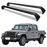 Grandroad Auto Roof Rack Cross Bars for 2020-2024 Jeep Gladiator and Jeep Wrangler 2007-2023(ONLY FIT Hard Roof Top), Heavy Duty Aluminum Roof Rack for Kayak Cargo Carriers Luggage(Max Loading 260lbs)