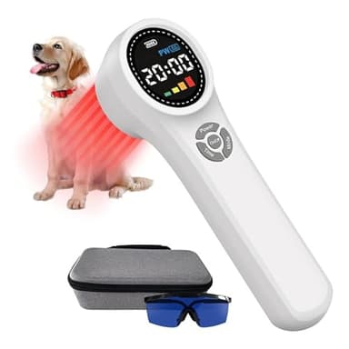 HIAiL Cold Laser Therapy Device for Dogs, Muscles and Joints Pain Relief, 4x980nm 4x810nm 16x660nm Veterinary Laser Therapy Machine for Cats, Horses and Animals, Laser Therapy Device for Pets at Home