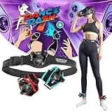 Rebuff Reality Upgraded Colorful TrackStrap for Vive Tracker 3.0, 2.0, Vive Ultimate Tracker, and Tundra Tracker, Full Body Tracking VR Accessory, Includes Dance Dash Steam Key, Trackers Sold Separately