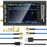 AURSINC Upgraded NanoVNA-F V3 Vector Network Analyzer 4.3" 1MHz–6GHz Antenna Analyzer Measuring S-Parameters Voltage Standing Wave Ratio SWR, Phase, Delay, Smith Chart Support RTC Real time