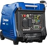 Westinghouse 5000 Peak Watt Super Quiet Dual Fuel Portable Inverter Generator, Remote Electric Start, Gas & Propane Powered, RV Ready 30A Outlet, Parallel Capable, Blue/Black