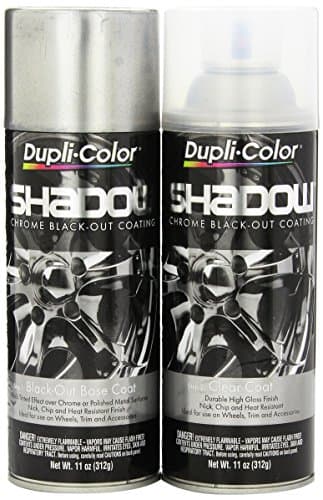 Dupli-Color ESHD10007 Shadow Chrome Black-Out Coating – Black Chrome Spray Paint Kit – 11 oz. Aerosol Can