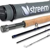STREEM Outdoors Brook Series Fly Fishing Rod (9ft 5wt) Medium-Fast Action 4 Piece with Protective Case