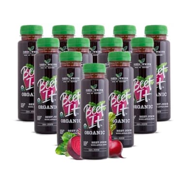 BEET IT Organic Beet Juice, 8.5 Ounce (Pack of 12) GMO-Free 100% Natural Beet Juice Organic - Gluten Free, No Added Sugar, Not from Concentrate