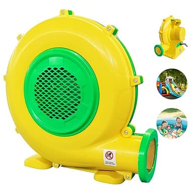 1100Watt/1.5HP High Power Air Blower for Large Inflatables, GONFLABLE Inflatable Bounce House Blower, Portable Fan Pump Leaf Blower Corded Commercial for Bouncy Castle, Jumper, Water Slide