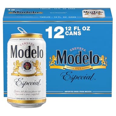 Modelo Especial Beer, 12 pk, 12 fl oz Cans, 4.4% ABV