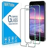 MAYtobe [2 Pack] Designed For iPhone SE 2020, iPhone 8, 7, 6s, 6 Screen Protector Temperer Glass, Case Friendly, Bubble Free, Easy to Install
