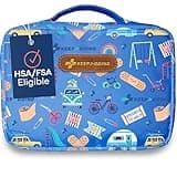 KeepGoing Large Home First Aid Kit for Kids – 270 Pc. for Car, Home, Dorm, & Boat with Latex-Free Bandages – 10 x 7 x 3.5 in. Travel First Aid Kit (Signature)