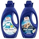 Bundle of Suavitel Odor Shield Liquid Fabric Softener, Laundry Odor Eliminator, Fresh Air Scent, 46 oz + Suavitel Shed Shield Fabric Conditioner, Fresh Scent, 46 oz