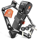Sportneer Bike Lock - High Security Folding Bicycle Lock Art Certified - Bike Locks Heavy Duty Anti Theft with 3 Stainless Keys and Mount Bracket for Bicycles Scooter Ebike - 95cm/3.12ft