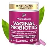 PharmaSupps Women’s Probiotic for Vaginal Health | 50 Billion CFU with Probiotics, Prebiotic, Postbiotics & Cranberry for pH Balance, UTI Support, Yeast, Gut Health, Odor, Dryness & Feminine Comfort