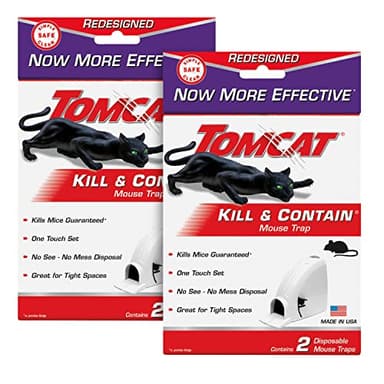 Tomcat Kill & Contain Mouse Trap, 2-Pack (4 Traps)