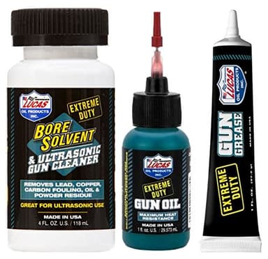 Lucas Extreme Duty 4oz Bore Solvent 10907 - Needle Oiler 10875 - Grease Tube 10889