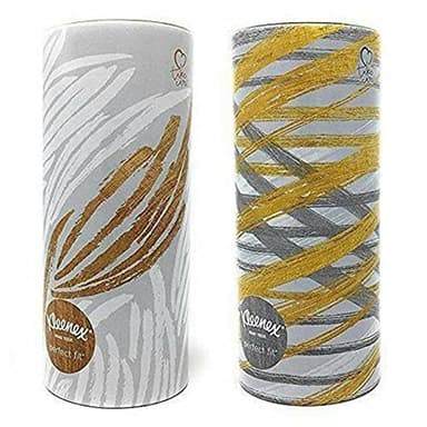 Kleenex Perfect Fit Facial Tissue Tube, 50 Count - (Pack of 2)