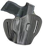 Sig P365 OWB Leather Holster - Handmade Concealed Carry Belt Gun Holster - for Sig P365 P365X XL P365 SAS P365 Macro, S&W CSX M&P Bodyguard 380, Ruger LCP Ruger LC9s Pistols - Pancake Firearms Holder