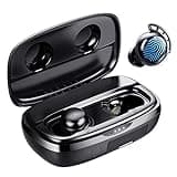 Tribit Wireless Earbuds, 110H Playtime Bluetooth 5.3 IPX8 Waterproof Touch Control True Wireless Bluetooth Earbuds with Mic Earphones in-Ear Deep Bass Built-in Mic Bluetooth Headphones, FlyBuds 3