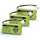 BAOBIAN BT183342/BT283342 2.4V 400mAh Ni-MH BT166342/BT266342 BT162342/BT262342 Cordless Phone Pack CS6709 CS6609 CS6509 CS6409 EL52100 EL50003 (3 Pack)