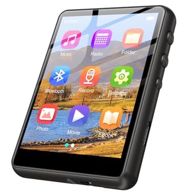 128GB MP3 Player - Portable MP3 Player with Bluetooth 5.3, Portable Music Player with FM Radio, Voice Recorder, Pedometer, Mini Design Ideal for Sport