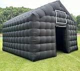 Inflatable Cube Disco Large Black Tent Big Mobile Portable Inflatable Night Club Tent House Pavilion for Backyard/Outdoor Club Wedding, Party, Events(20ftx16.4x14.1ft)