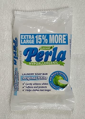 Perla Original White Laundry Soap 110g Extra Large Philippine Product