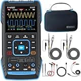 FNIRSI 2C53T Upgraded Handheld Oscilloscope, 50MHz Bandwidth, 3IN1 Digital Oscilloscope Multimeter DDS Generator, 250MS/s Sampling Rate, 19999 Counts, Voltage, Current, Capacitor, Resistor, Diode Test