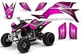 CreatorX Graphics Kit Decals Stickers for Yamaha Yfz 450 ATV Cold Fusion Pink