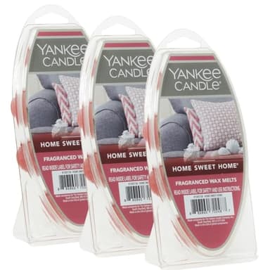 Yankee Candle Home Sweet Home Wax Melts 6 Count (Pack of 3) Ideal for Use in All Wax Warmers Perfect for DIY Candle Making